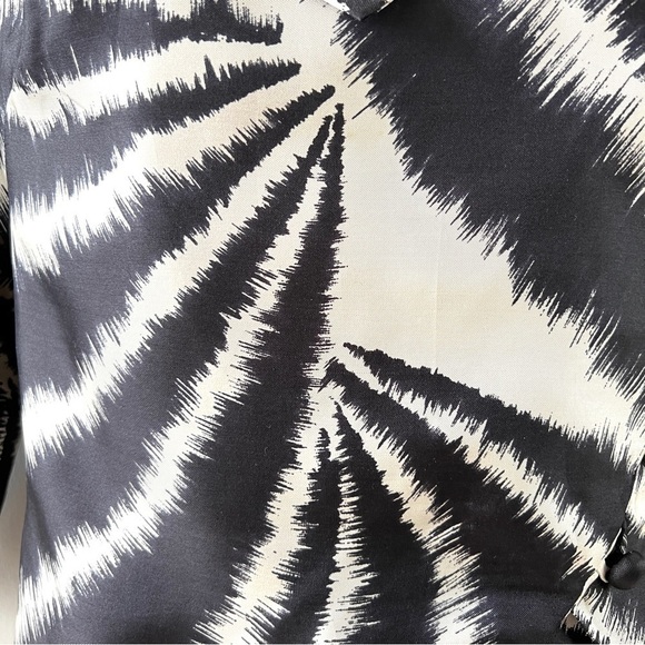 Vintage 50s 60s Silk Dress 2 Piece Rodolph Originals  Zebra Stripe Animal… - Picture 7 of 11